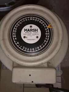 MARSH STENCIL MACHINE COMPANY MODEL R1  ROTARY PUNCHCUTTER 1&#034; INCH MILITARY