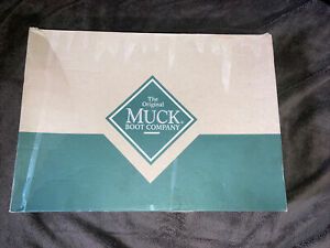 New In Box Muck Boots Size 7 Women &amp; 6 Men’s Steel Toe Chore Boots