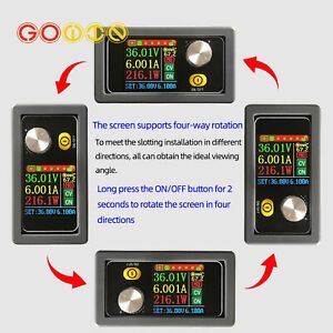 DC DC Buck Boost Converter 6A Power Adjustable Regulated Power Supply Module