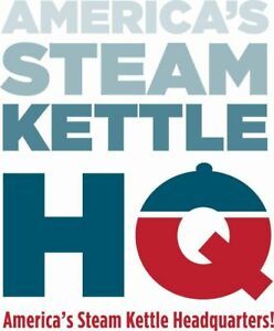 GROEN AH/1E-80, 80 GAL. GAS SELF CONT&#039;D STEAM KETTLE w/ POWER-AID E-Z LIFT COVER
