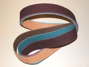 2&#034; x 72&#034; Knife Makers Surface Conditioning Sanding Belt Variety Kit - 3 pack