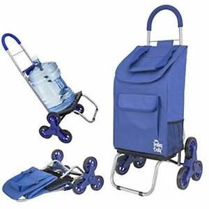 dbest products Stair Climber Trolley Dolly Folding Grocery Cart 3 wheels Heav...