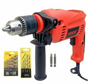 New Cheston 13mm Impact Drill Machine Reversible Hammer Driver Variable Speed