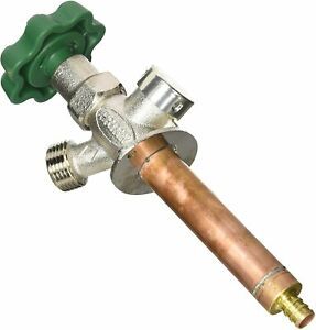 Prier Products P-164X04 1/2&#034; Crimp PEX Handle-Operated Freezeless - Nickel