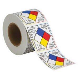 BRADY 53070 Label,4&#034;H,4&#034;W,PK500