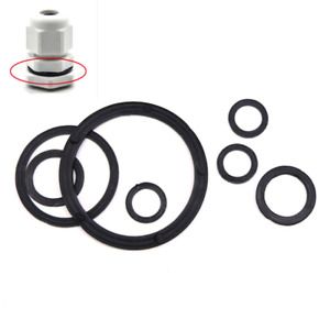Nylon Rubber Sealing Gasket Waterproof Washer Glands Black Connector O-Ring Seal