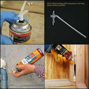 Newflager Spray Foam Replacement Tubes Nozzle, Gap Filling Insulating Foam