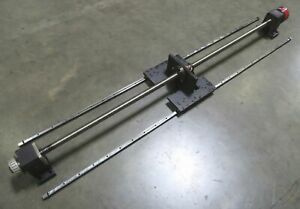 C176945 Warner Dana Ball Screw (50&#034; Travel) THK SR15 Linear Slide Rails 1537mm