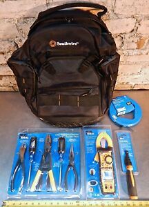 SOUTHWIRE  &#034;PROBAGBP&#034; TOOL BACKPACK WITH IDEAL CLAMP METER &amp; HAND TOOL SET - NEW