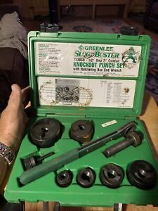 greenlee slug buster knockout punch set 7238sb