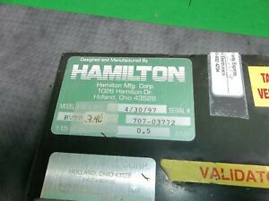 #1  Hamilton Dollar Bill Changer Acceptor Validator HVX v 3.40
