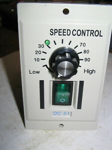 AC 110V 400W Knob Motor Speed Controller DC 0-90V