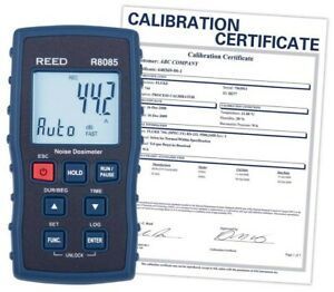REED Instruments R8085-NIST Noise Dosimeter,