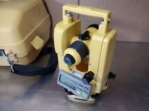 Topcon DT-209 Digital Theodolite DT-200 Series w/ Case ~ Sold w/ 60 Day Warranty