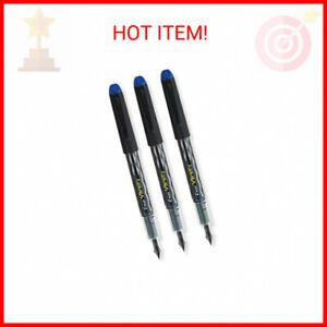 Pilot Varsity Disposable Fountain Pens, Blue Ink (90011x3)