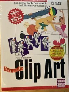 Flexomatic ~ CLIP ART ~ PC CD-ROM ~ 1996 ~ NEW