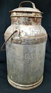 Vintage/Antique Old Meadow Cry Milk Can