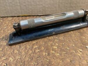 Vintage STARRETT 8&#034; 98-8 MACHINIST LEVEL  W/ Ground &amp; Graduated Vial