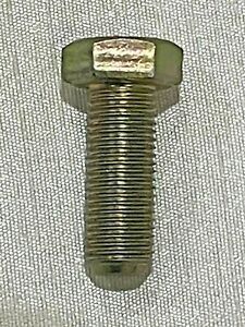 Grade 8 Yellow Zinc Hex Cap Screw, 3/8 in. -24 Fine Thread x 1 in. L  (QTY 90)