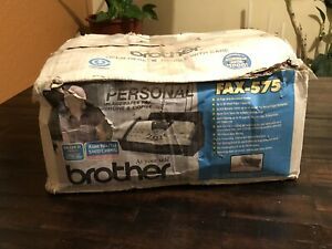 Brother FAX-575 Personal Fax With Phone and Copier 10 Page Auto Feeder -Open Box