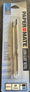 PaperMate Paper Mate LUBRIGLIDE 1.0 mm Medium Black Refills Vtg  Ink pen