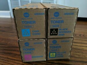 OEM Genuine Konica Minolta Toner Set TN324C TN324M TN324Y TN324K C368 C308 C258