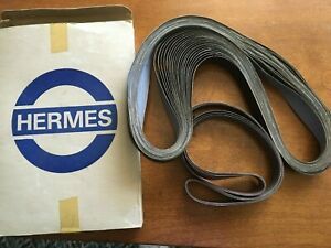 Hermes  SANDING  BELTS  1&#034; X 42&#034;,  23 pcs 180/120 grit  Made in USA