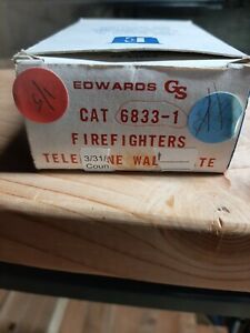 Edwards 6833-1 Fire Fighters Telephone Wall Plate