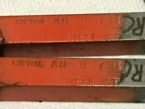 Capitol carbide tool bits 1/2&#034; square x 3 1/2&#034; AR8 78B box of 11, NOS
