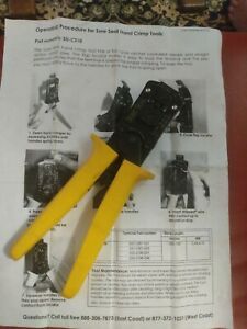 Sure Seal Hand Crimp Crimper Tool SSI-CS-10...excel.cond