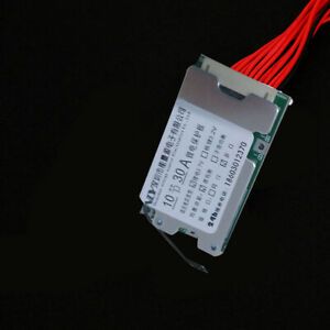 36V 10S 30A Li-ion Cell 18650 Battery Protection BMS PCB Board W/Balance Kit