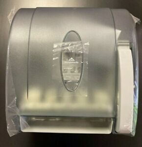 New Georgia Pacific 54338 Push Paddle Paper Towel Dispenser - Translucent Smoke