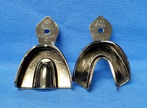 Dentsply Caulk Rim-Lock Metal Impression Tray Set, Upper 14/Lower 14.