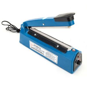 8&#034; Plastic Impulse Heat Poly Bag Sealer Plastic Closer Machine Quick Sealing US