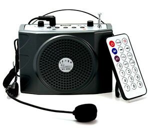 5W Waistband Voice Booster PA Amplifier Speaker FM Set For Teacher Tour guide.