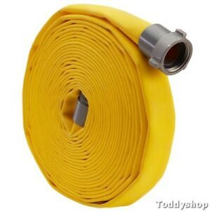 Yellow 1&#034; x 50&#039; Forestry Hose (Alum NPSH Couplings)