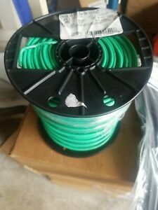 Solid Ground Wire Building Wire,10AWG,THHN,Sld,Grn,500ft