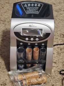 Electric Coin Sorter Counter Machine 2 Row Digital Total Display Royal Sovereign