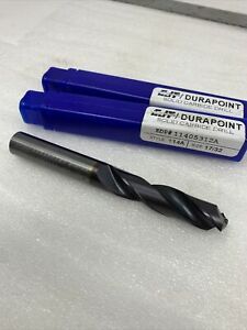 Durapoint EDP# 11405312A, 17/32” .5312”, Solid Carbide Jobber Drill TIA1N Coated