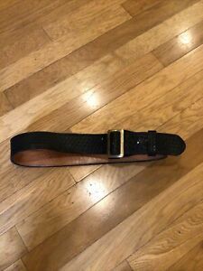 Mixon leathercraft duty belt width 2-1/4 size 36 Basket Weave 71B