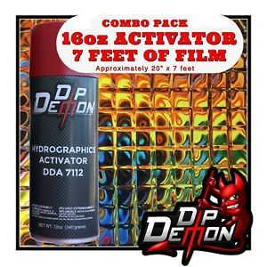 16oz hydrographic film / activator Candied Copper hydro dip dipping wizard