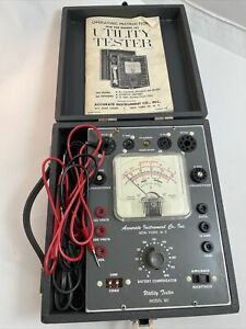 Vintage Radio Tube Tester Accurate Instrument Company Model 161