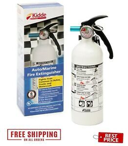 Kidde Marine Fire Extinguisher 5-B:C 3-lb Car Boat Home Office (not ship to MI)