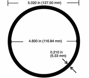 N0552-2-350 O-RINGS BUNA-N, PARKER SEAL