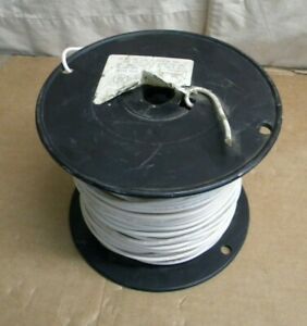 12 Solid CU THHN Wire PARTIAL 500 ft Spool 12AWG  CU Insulated White Wire