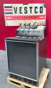 Silver King (SKF2A) 5 Container Refrigerated Topping Dispenser Fountainette