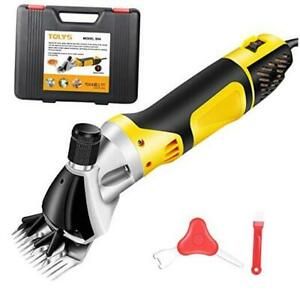 380W Electric Sheep Shears, Portable Sheep Clippers with 6 Speed,Electric
