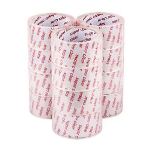 I GO 12 Pack Packing Tape, Clear Packaging Tape Designed for Moving Boxes, 1.9 x