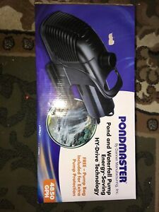 Pondmaster HY-Drive 4850 GPH Submersible Waterfall / Pond Pump