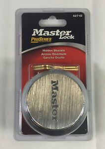 Master Lock 6271D Hidden Shackle Wide Reinforced Die Cast Padlock ~ NIP